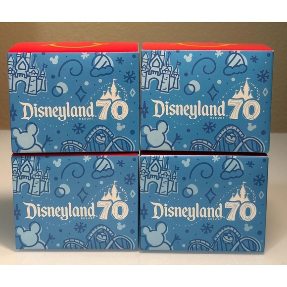 Other - 2025 McDonalds X Disney 70th Anniversary Happy Meal Toy Bundle #17,#18,#19,#20